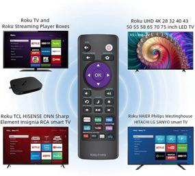 img 3 attached to 📱 BOMAZ Universal Remote for Roku: Control Roku Smart TVs & Streaming Players - TCL, HISENSE, ONN, Sharp, Element, Insignia, HITACHI, HAIER, Philips, Westinghouse, LG, RCA - 32 43 55 70 75 UHD 4K TV