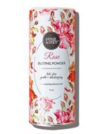 🌹 rose perfumed body powder for women - talc-free, anti-chafing, feminine dusting powder, herb &amp; root brand - 6 oz logo