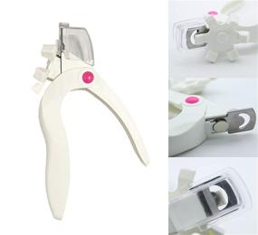 img 3 attached to 💅 Adjustable Stainless Steel Nail Clipper for Acrylic Nails - French Manicure Tool with False Tips Trimmer (1pcs)