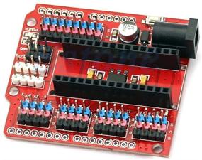 img 2 attached to 🛠️ HiLetgo Нано I/O Расширительный датчиковый щит: Идеально подходит для Arduino UNO R1 Nano 3.0 Duemilanove 2009 – Упаковка 5 штук