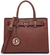 women's structured shoulder handbag 👜 satchel - handbags and wallets for women logo