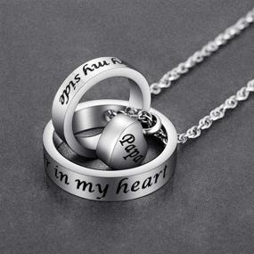 img 1 attached to 🔒 XIUDA Locket Cremation Urn Necklace - Eternal Remembrance for Dad, Mom, Grandma & Grandpa