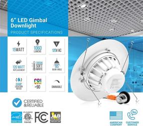 img 3 attached to Parmida Adjustable LED Replacement - ETL Listed