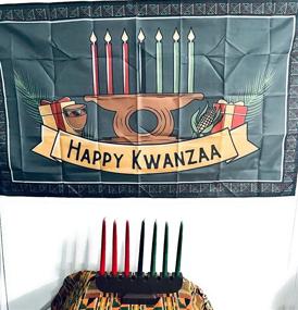 img 1 attached to Kwanzaa Decoration Celebration Kinara Candles