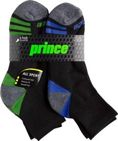 img 3 attached to 🧦 Men's Extended Size Athletic Quarter Socks - 6 Pairs Pack