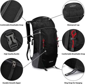 img 1 attached to G4Free Lightweight Packable Backpack Black Large