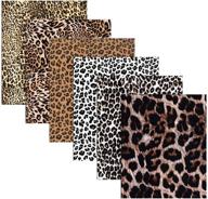 xsqiaoderby transfer vinyl cheetah pattern htv printing logo