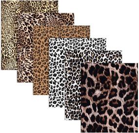 img 4 attached to XSQiaoDerby Transfer Vinyl Cheetah Pattern HTV Printing