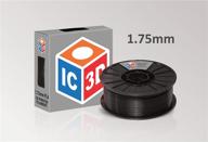 🖨️ ic3d 1.75mm black printer filament for additive manufacturing логотип