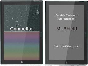 img 1 attached to 🔒 [2 шт.]
Mr.Shield Защитное стекло для экрана Microsoft Surface Pro 3 12 дюймов - Ультратонкий, твердость 9H, закругленные края - Замена на всю жизнь включена.