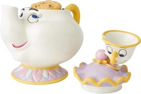 img 1 attached to Enesco Disney Ceramics Beauty and the Beast Mrs. Potts and Chip Cookie Jar Canister: A Multicolored 9.94 Inch Delight!