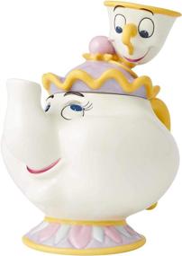 img 4 attached to Enesco Disney Ceramics Beauty and the Beast Mrs. Potts and Chip Cookie Jar Canister: A Multicolored 9.94 Inch Delight!