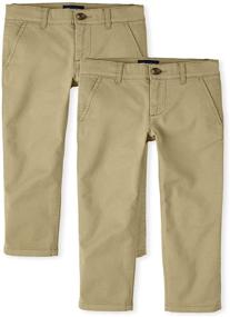 img 4 attached to Childrens Place Chino Stretch Pants: Trendy Boys' Clothing and Stylish Pants