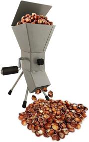 img 4 attached to Portable Hand Crank Nutcracker Tool - Ideal for Hazelnuts, Soft Shell Pecans, Pistachios, Filbert Nuts, and Brazil Nuts - Adjustable, All Steel, and Affordable!