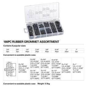 img 2 attached to 🔌 Versatile EBoot Grommet Assortment for Efficient Electrical Conduction