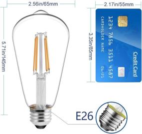 img 3 attached to 🌟 Vintage Equivalent Filament Non Dimmable Standard - Nostalgia Meets Efficiency