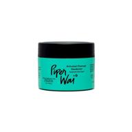 piperwai natural activated charcoal deodorant - aluminum-free and vegan formula for 🌿 men & women, 2 oz scented single jar (as seen on shark tank) logo