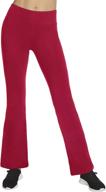 👖 skechers women's gowalk evolution flare yoga pants logo