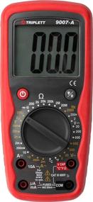 img 1 attached to ⚡ Triplett High Performance Digital Multimeter - 2000 Count for AC/DC Voltage, Current, Resistance, Continuity, Diode Test, Temperature, Frequency, and Capacitance (9007-A)