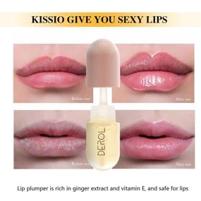 img 1 attached to 💋 Fuller and Moisturizing Lip Plumper Set for Beautiful Lips - Natural Lip Enhancer and Lip Gloss for Plumping and Moisturizing - 5.5ml