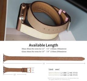 img 3 attached to Bestig Band Compatible For Apple Watch 38Mm 40Mm 42Mm 44Mm