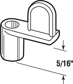 img 1 attached to 🔧 Reliable 5/16-Inch Black Diecast Screen Clip by Prime-Line Products - Convenient 12-Pack Offer