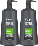 🚿 dove men+care body wash: extra fresh 23.5 oz (pack of 2) - ultimate hydration for men logo