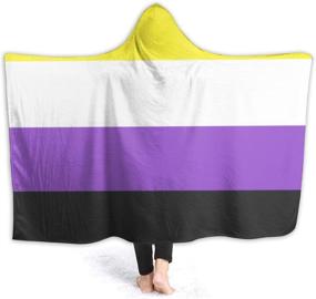 img 4 attached to YUNIKER Non Binary Identity Wearable Blankets