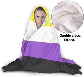 img 1 attached to YUNIKER Non Binary Identity Wearable Blankets