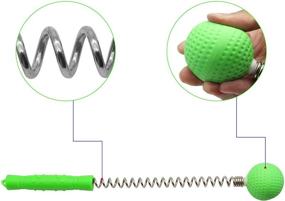 img 1 attached to 🏌️ SinLoon Golf Ball Massager Hammer (2-Pack) Manual Back Shoulder Massage Stick for Full Body Relaxation, Fatigue Reduction, and Pain Relief - Green