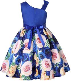 img 3 attached to 👗 KISSOURBABY Dresses: Stylish Pageant Birthday Bridesmaid Attire for Girls' Clothing