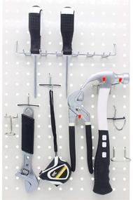 img 3 attached to 🔌 Efficient Pegboard Hooks for Easy Organization: Calax Pegboard Hooks Assortment