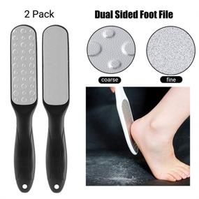 img 2 attached to 🦶 Stainless Steel Professional Foot File Pedicure Tool Kit – 20in1 Colossal Foot Rasp for Removing Hard, Cracked, Dead Skin Cells – DreamSter Foot Care Kit with Callus Remover, Foot Corn Remover, and Nail File