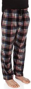 img 2 attached to DG Hill Bottoms Sleepwear Microfleece Men's Clothing