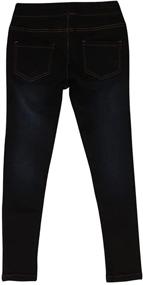 img 1 attached to 👖 Love Denim Leggings for Girls' Clothing - Size 10-12