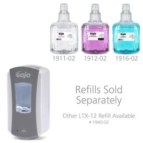 img 1 attached to 🧼 GOJO LTX-12 Touch-Free Foam Soap Dispenser, Grey/White - Optimized for GOJO LTX-12 1200Ml Soap Refills