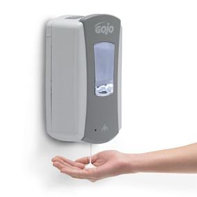 img 2 attached to 🧼 GOJO LTX-12 Touch-Free Foam Soap Dispenser, Grey/White - Optimized for GOJO LTX-12 1200Ml Soap Refills