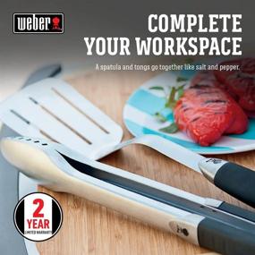 img 3 attached to 🔥 Weber 6625 Original Stainless Steel Tool Set: Durable 2-Piece Set, Perfect for Grilling, ONE SIZE