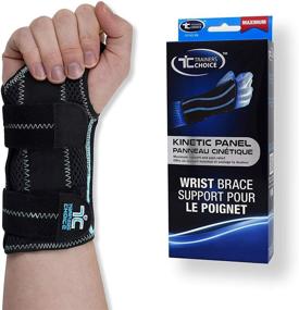 img 4 attached to 🌟 Trainers Choice Wrist Brace and Support - Left S/M - Double Stays for Sprains, Strains, Carpal Tunnel, and Wrist Injuries