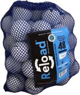 48 ball mesh bag of reloaded recycled golf balls logo