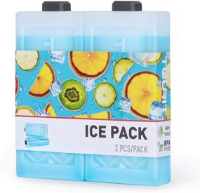 img 4 attached to ❄️ TOURIT Reusable Ice Packs: Durable Freezer Packs for Coolers, Lunch Bags, Camping & More!