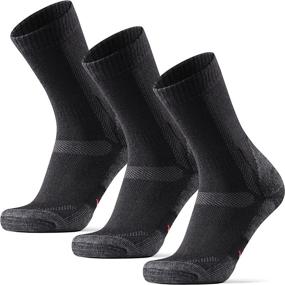 img 4 attached to 🧦 DANISH ENDURANCE Merino Wool Hiking Socks - 3-Pack for Men, Women, Kids - Cushioned, Ideal for Walking, Trekking, Work, Outdoor Activities