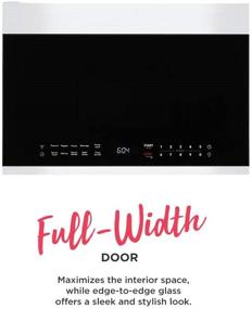 img 2 attached to Frigidaire 1.4 Cu. Ft. White Over-the-Range Microwave with Auto Sensor Cooking: Compact & Efficient