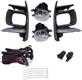 img 2 attached to 🚘 Enhance Your 2018-2019 Toyota Sienna's Visibility with labwork Front Bumper Clear Fog Lights