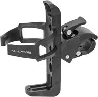 🚲 m-wave plastic bicycle bottle cage black: the perfect universal fit solution logo