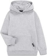 deespace brushed pullover sweatshirt 3 12years boys' clothing and fashion hoodies & sweatshirts logo