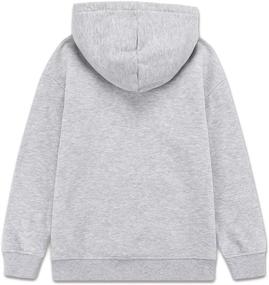 img 3 attached to DEESPACE Brushed Pullover Sweatshirt 3 12Years Boys' Clothing and Fashion Hoodies & Sweatshirts