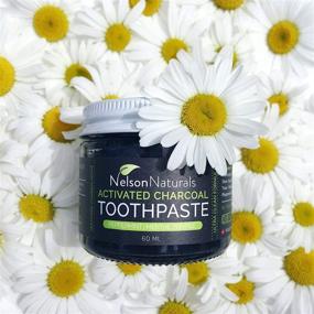 img 1 attached to 🌿 Nelson Naturals Peppermint Activated Charcoal Toothpaste - 3.3 oz