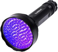 🔦 100 led uv flashlight: super bright ultraviolet blacklight for pet urine detection, scorpion hunting, and more! logo