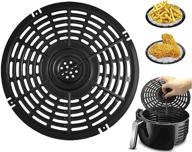 🍳 8.46 inch air fryer grill pan replacement - non-stick crisper plate for popular air fryer brands – dishwasher safe! logo